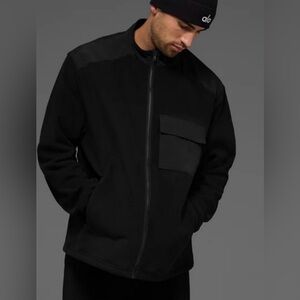 USED ALO Yoga Men’s “Polar Fleece Ridge” Full Zip Jacket (S) *SOLD OUT AT ALO*